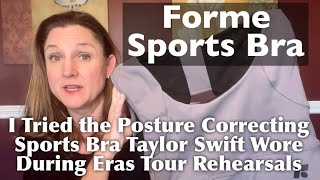 I Tried the Forme Sports Bra Taylor Swift Wore for Eras Tour Rehearsal - Forme Coupon Code by Let's Go Liz 616 views 1 month ago 2 minutes, 52 seconds