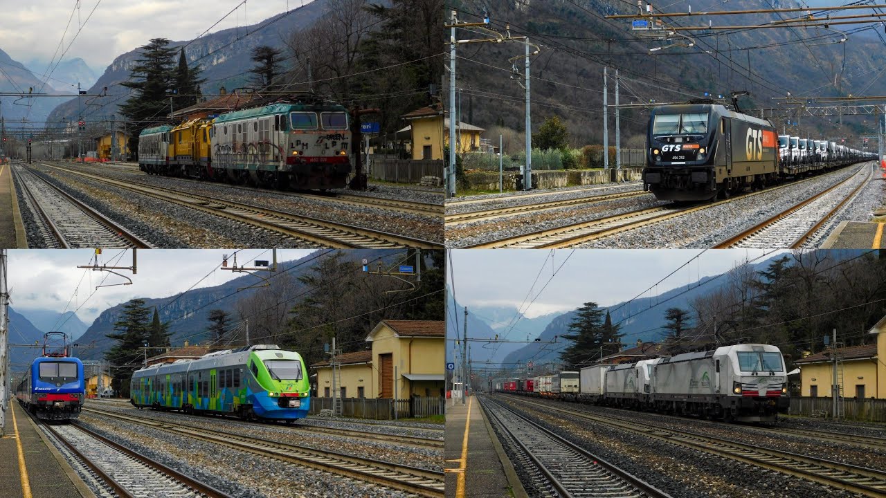 Treni sulla ferrovia del Brennero