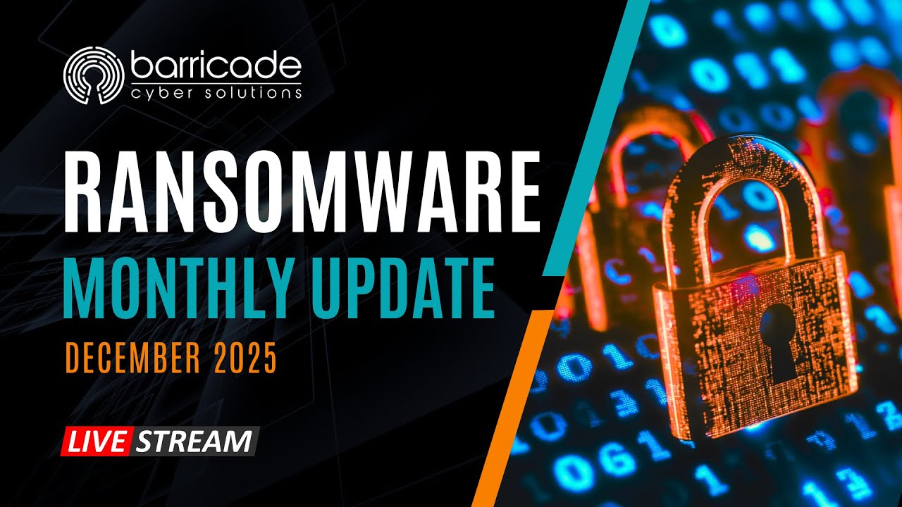BCS Ransomware Monthly Update | December 2025 - YouTube