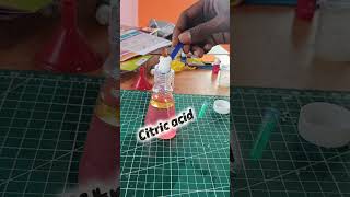 bubble volcano experiment #experiment #diy #scienceproject