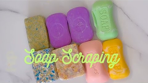 Asmr Soap Cutting | Soap Scraping #asmr #soap #asmrsoap #asmrsoapcutting #satisfying #video #viral