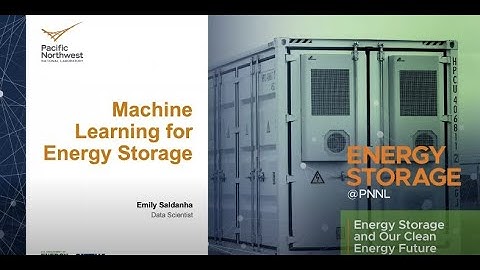 Energy Storage @PNNL: Machine Learning for Energy Storage Materials