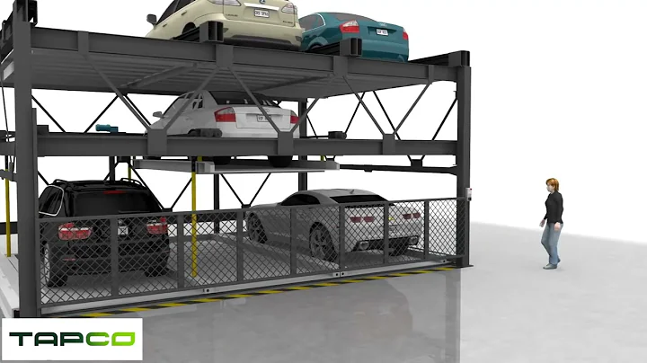 The Automated Parking Company 3 High 1 Deep Puzzle Parking System