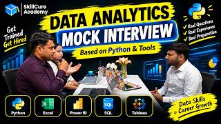 Data Analyst Interview Questions for Freshers 2026 | Data Analytics Mock Interview | Python.