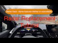How to Fix a Radar Fault - Some Features Limited or Unavailable