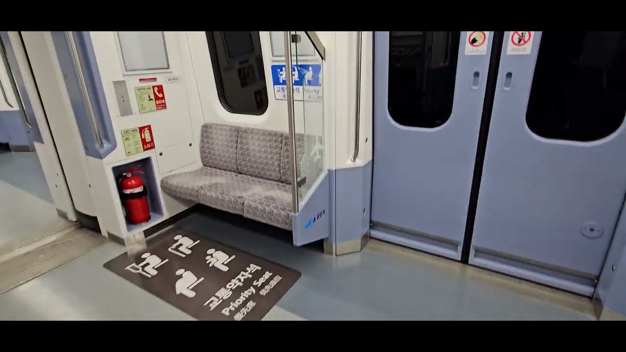 (잡았다)공항철도 신차 228편성 T2~T1(내렸을때 엄마 목소리가 들릴 수 있어요)