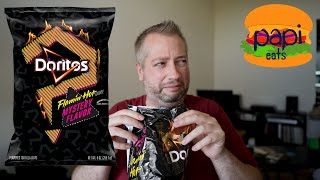 NEW Doritos Flamin' Hot Mystery Flavor Taste Test Review