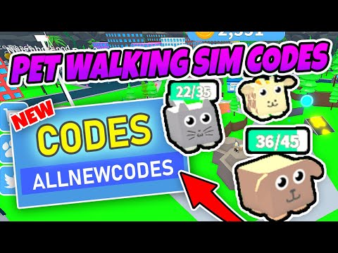 All Codes Pet Walking Simulator Roblox Youtube - roblox pet walking simulator codes list