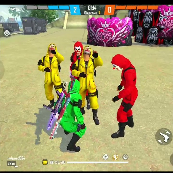 Free Fire solo vs squad funny Gameplay||Free Fire criminal bundle attitude status