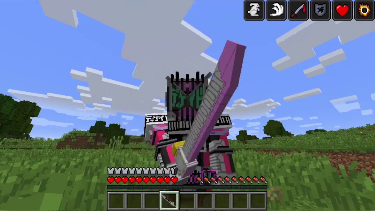 Minecraft 仮面ライダージオウ ディケイドアーマー を作ってみた Youtube