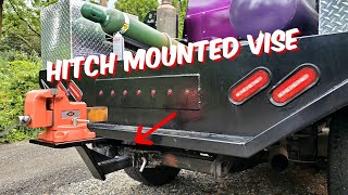 PUT A REMOVABLE VISE ON YOUR TRUCK! HITCH MOUNTED VISE