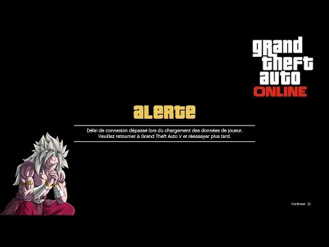 IMPOSSIBLE DE SE CONNECTER SUR GTA ONLINE!!!! (pas d'inquiétude)