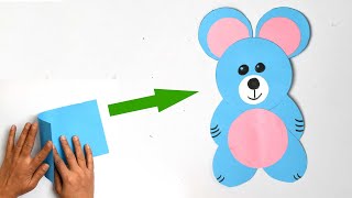 Paper Bear Craft Diy Simple Crats For Everyone