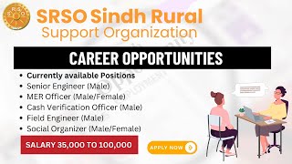 Sindh Rural Support Organization Jobs 2024 | SRSO Jobs 2024 | How To Apply For SRSO Jobs Profile
