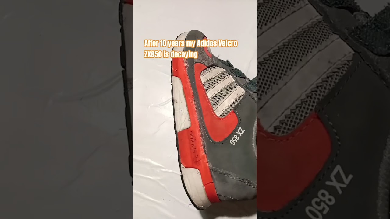 Adidas ZX 850 Velcro no lace no tie shoes,favorite of all time 