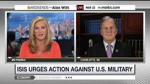 Congressman Pittenger on MSNBC:  Be Prepared, Not ...