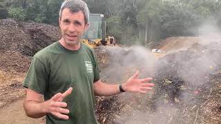 How We Turn Food Scraps into Compost in 90 days  Veteran Compost Facility Tour