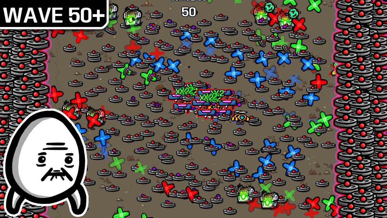 The most INSANE LANDMINE Build with Old | Brotato Abyssal Terrors