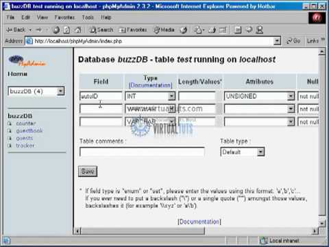 Course 19 PhpMyAdmin part2
