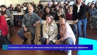 "FOTOGRAFIA E STORYTELLING" UNA NUOVA BORSA DI STUDIO PER GLI STUDENTI DEL MENGARONI