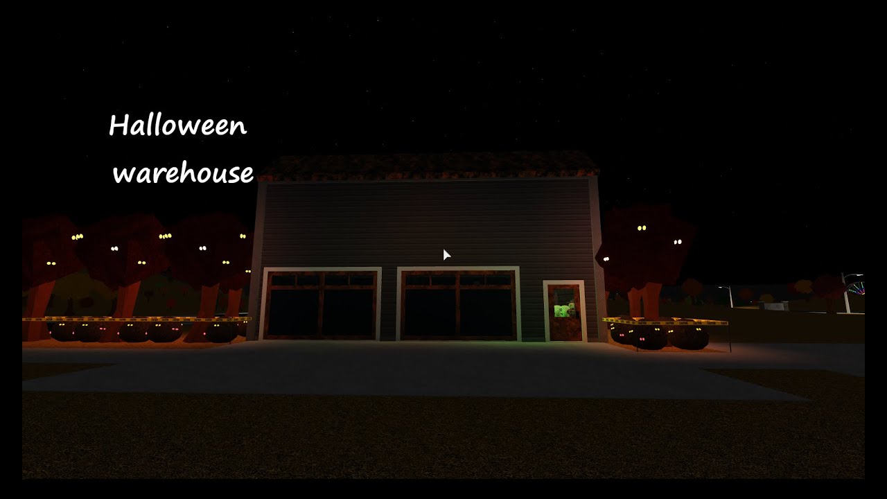 Roblox bloxburg Halloween warehouse YouTube