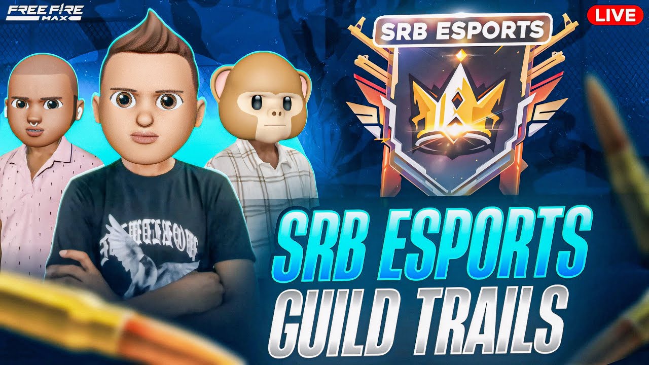 Only Guild Trails Guys Come & Join || @SRBYTOFFICIAL03 || #fflive #guildtest #telugu #freefiremax