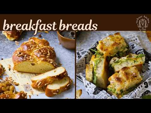 Breakfast Breads (Turkish Easter Bread French Toast & Focaccia Breakfast Sandwiches)