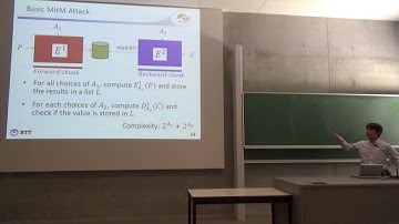 COSIC seminar - Mixed Integer Linear Programming for Three-Subset Meet-in-the-Middle... (Sasaki)