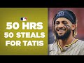 Fernando Tatis Jr. is the FASTEST EVER to get 50 home runs and 50 steals! | Tatis Highlights