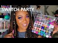 Swatch Party with KK!! Glam Shop & Bernovich Single Shadows!