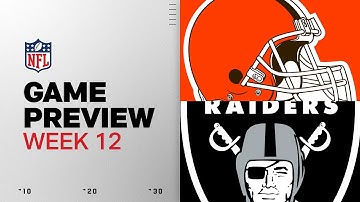 Cleveland Browns vs Las Vegas Raiders | Week 12 Game Preview