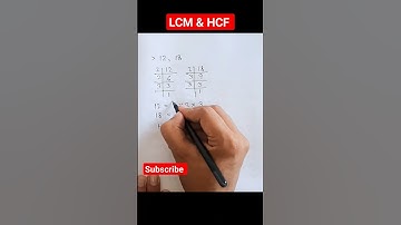 LCM & HCF (Trick)  #shorts #maths #tricks #lcm #hcf