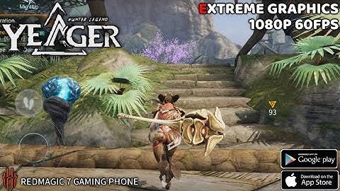 Yeager Hunter Legend Gameplay Extreme Graphics Setting 1080p 60Fps 165Hz On Redmagic 7 | Android