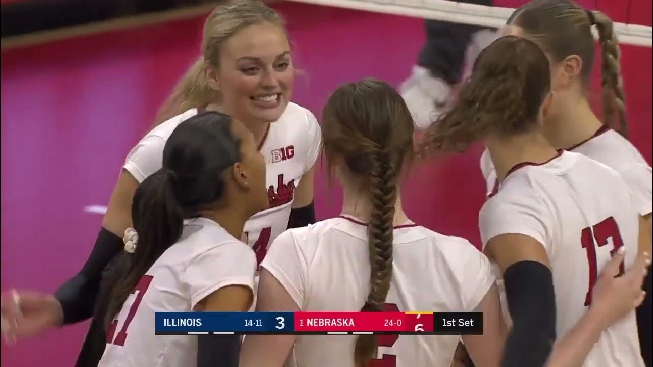 1 Nebraska vs illinois NCAA Women Volleyball Nov 12,2023 YouTube 1 Nebraska vs illinois NCAA Women Volleyball Nov 12,2023 YouTube