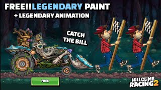 😍FREE!! LEGENDARY ANIMATION & PAINT IN WHY ARE YOU RUNNING EVENT - Hill Climb Racing 2 screenshot 4