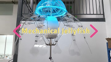 Robotic Jellyfish Biomimetic Installation | Explore Marine Biology & Mechanical Engineering