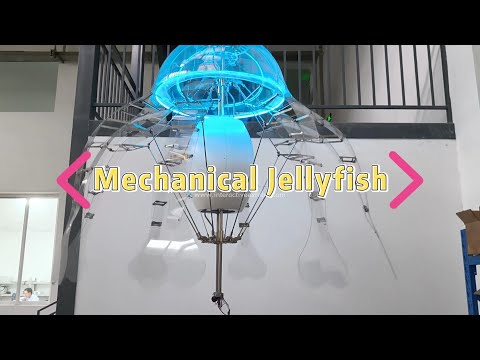 Robotic Jellyfish Biomimetic Installation | Explore Marine Biology & Mechanical Engineering