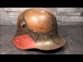 WW1 German Camo Helmet M1917
