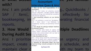 Top 5 Questions for Big 4 Interview