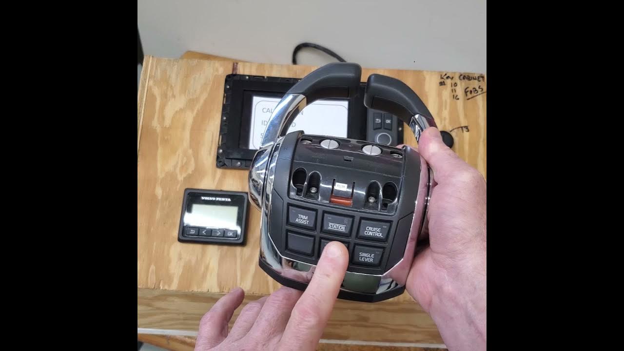 How to change idle speed on Volvo Penta EVC D & E diesel engines YouTube