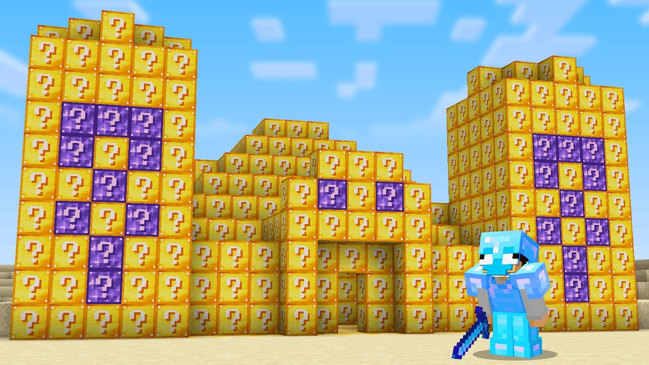 Minecraft, But Structures Are LUCKY!