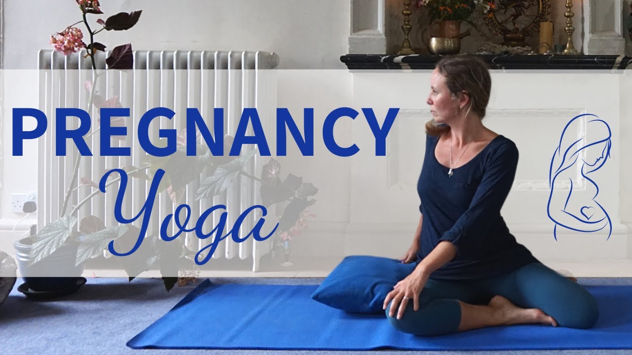 Йога для беременных | 45 минут лёгкой пренатальной йоги для всех триместров | Йога с радостью