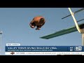 Valley teen diving skills go viral