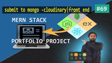 MERN STACK PORTFOLIO | Master the mern stack | Project admin submit to mongo and cloudinary #69