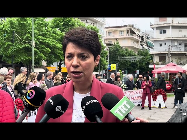 Μαρία Γαλλιού για την Εργατική Πρωτομαγιά από την απεργιακή συγκέντρωση του ΑΔΕΔΥ Ν. Λάρισας