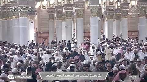 صلاة المغرب للشيخ محمد برهجي من المسجد النبوي 10 جمادى الآخرة 1446 من سورة إبراهيم