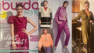 Burda Style 03/2022/Подиумные модели одежды/КРУПНЫЕ ТЕХНИЧЕСКИЕ РИСУНКИ