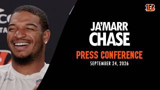 Ja'Marr Chase Press Conference - September 24