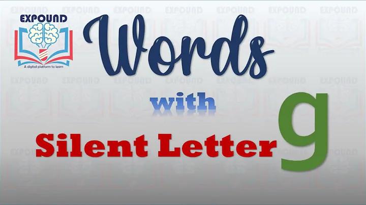 Words with silent Letter g | silent letters