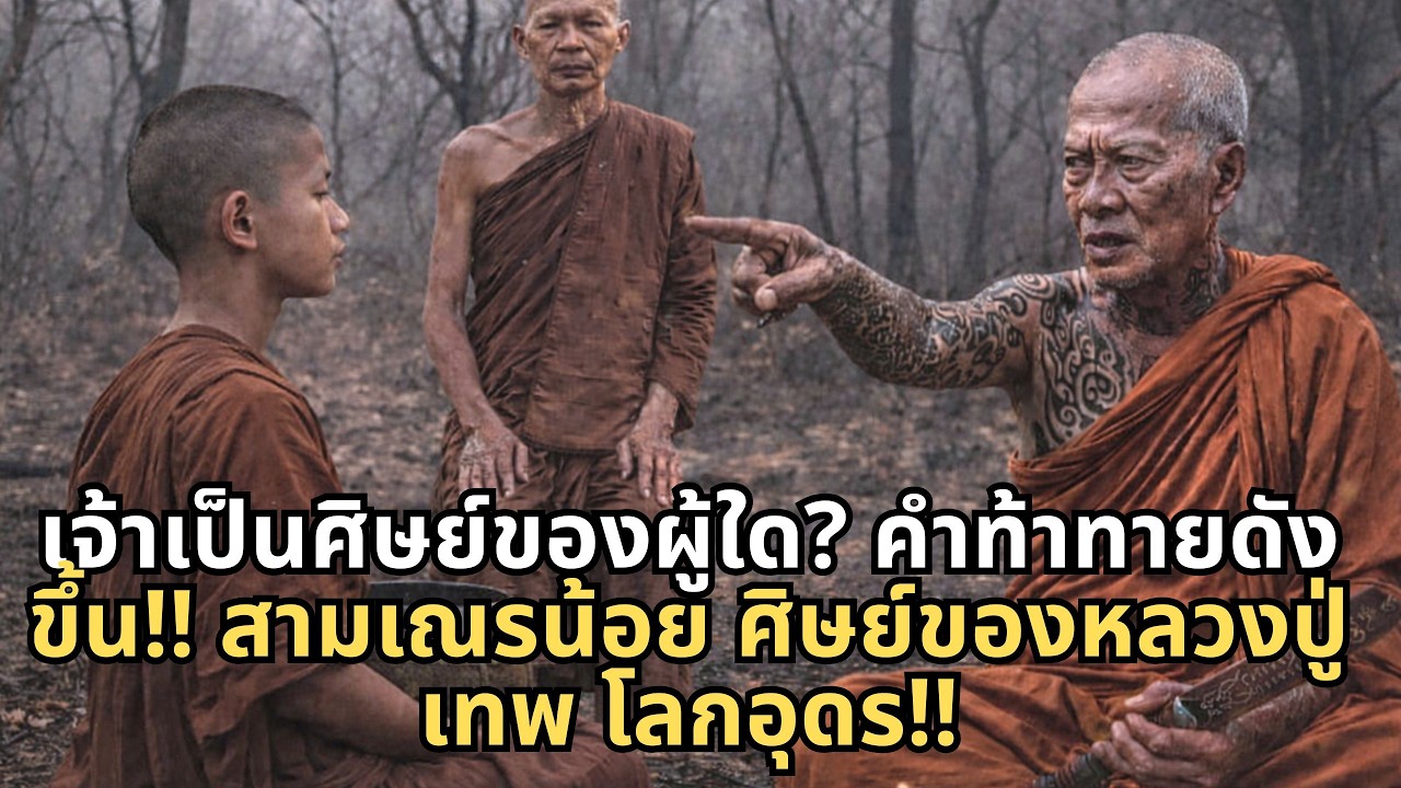 เจ้าเป็นศิษย์ของผู้ใด คำท้าทายดังขึ้น!! สามเณรน้อย ศิษย์ของหลวงปู่เทพ โลกอุดร!!